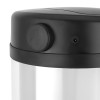 Ведро для мусора СЕНСОРНОЕ 30 л, нержавеющая сталь, черная матовая крышка, питание от 4-х батареек AA (не входят в комплект), LAIMA, 609328 в Екатеринбург — Uralhoz.ru