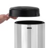 Ведро для мусора СЕНСОРНОЕ 30 л, нержавеющая сталь, черная матовая крышка, питание от 4-х батареек AA (не входят в комплект), LAIMA, 609328 в Екатеринбург — Uralhoz.ru