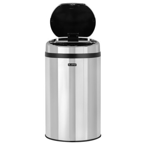 Ведро для мусора СЕНСОРНОЕ 30 л, нержавеющая сталь, зеркальная крышка, питание от 4-х батареек AA (не входят в комплект), LAIMA, 609329 в Екатеринбург — Uralhoz.ru