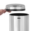Ведро для мусора СЕНСОРНОЕ 30 л, нержавеющая сталь, зеркальная крышка, питание от 4-х батареек AA (не входят в комплект), LAIMA, 609329 в Екатеринбург — Uralhoz.ru