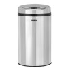 Ведро для мусора СЕНСОРНОЕ 30 л, нержавеющая сталь, зеркальная крышка, питание от 4-х батареек AA (не входят в комплект), LAIMA, 609329 в Екатеринбург — Uralhoz.ru