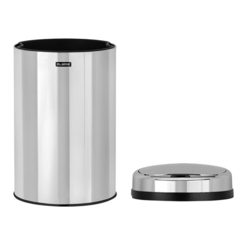 Ведро для мусора СЕНСОРНОЕ 30 л, нержавеющая сталь, зеркальная крышка, питание от 4-х батареек AA (не входят в комплект), LAIMA, 609329 в Екатеринбург — Uralhoz.ru