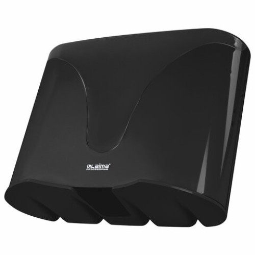 Диспенсер для полотенец EXTRA LAIMA PROFESSIONAL, (Система H2), Z-сложения, черный, ABS-пластик, 609473, 303369 в Екатеринбург — Uralhoz.ru