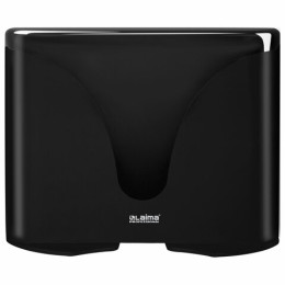 Диспенсер для полотенец EXTRA LAIMA PROFESSIONAL, (Система H2), Z-сложения, черный, ABS-пластик, 609473, 303369