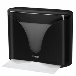 Диспенсер для полотенец EXTRA LAIMA PROFESSIONAL, (Система H2), Z-сложения, черный, ABS-пластик, 609473, 303369