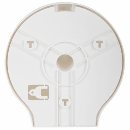 Диспенсер для туалетной бумаги EXTRA LAIMA PROFESSIONAL, (Система Т2), малый, белый, ABS-пластик, 609474, 303822