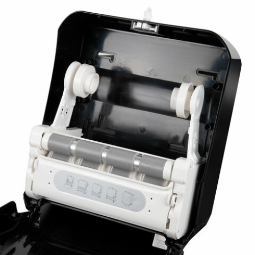 Диспенсер для полотенец в рулонах с автоотрезом листа EXTRA LAIMA PROFESSIONAL, (система H1), черный, ABS-пластик, 609476, 303053 в Екатеринбург — Uralhoz.ru