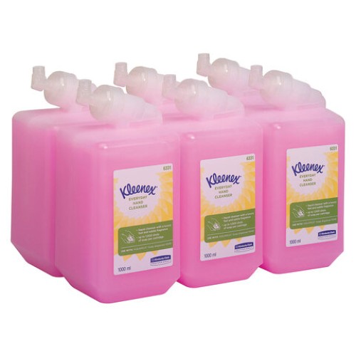 Картридж с жидким мылом одноразовый KIMBERLY-CLARK Kleenex Everyday Use, 1 л, розовый, 6331 в Екатеринбург — Uralhoz.ru