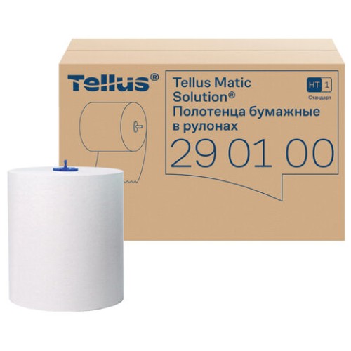 Полотенца бумажные рулонные 280 м, Tellus/TORK Matic (Система H1) UNIVERSAL, КОМПЛЕКТ 6 рулонов, 290100 в Екатеринбург — Uralhoz.ru