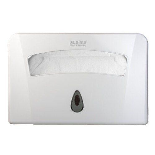 Диспенсер для покрытий на унитаз LAIMA PROFESSIONAL CLASSIC (Система V1) 1/2 сложения, белый, ABS-пластик, 601429 в Екатеринбург — Uralhoz.ru