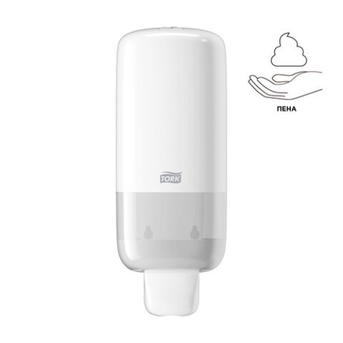 Дозатор для жидкого мыла-пены TORK (Система S4) Elevation, 1 л, белый, 561500 в Екатеринбург — Uralhoz.ru