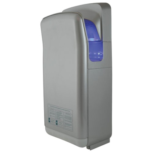 Сушилка для рук KSITEX M-6666С JET, 1900 Вт, погружного типа, время сушки 10 секунд, пластик, серебристая в Екатеринбург — Uralhoz.ru