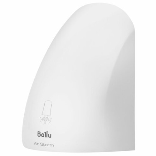 Сушилка для рук BALLU BAHD-1000AS, 1000 Вт, пластик, белая в Екатеринбург — Uralhoz.ru