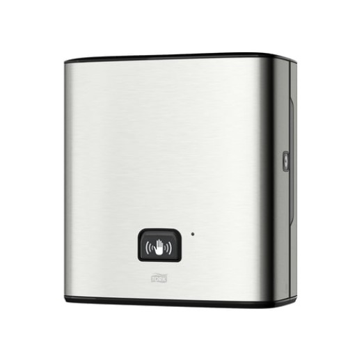 Диспенсер для полотенец СЕНСОРНЫЙ TORK (Система H1) Matic, в рулонах, (батарея R20) металлический, 460001 в Екатеринбург — Uralhoz.ru