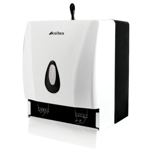 Диспенсер для полотенец KSITEX (Система H3/Н1), ZZ (V) и в рулонах, белый, ТН-8218A в Екатеринбург — Uralhoz.ru