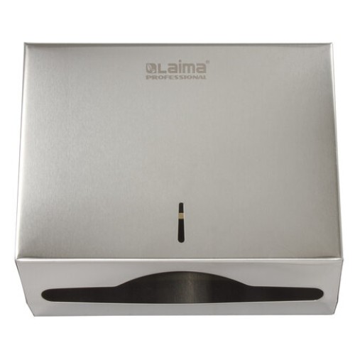 Диспенсер для полотенец LAIMA PROFESSIONAL BASIC (H2) Z-сложения, нержавеющая сталь, матовый, 605050 в Екатеринбург — Uralhoz.ru
