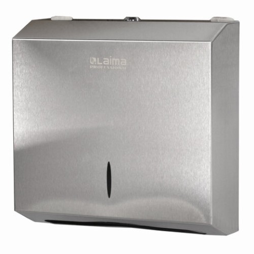 Диспенсер для полотенец LAIMA PROFESSIONAL INOX, (Система H2) Z-сложения, нержавеющая сталь, матовый, 605694 в Екатеринбург — Uralhoz.ru
