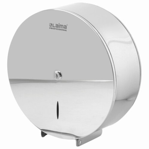 Диспенсер для туалетной бумаги LAIMA PROFESSIONAL INOX, (Система T1) БОЛЬШОЙ, нержавеющая сталь, зеркальный, 605701 в Екатеринбург — Uralhoz.ru