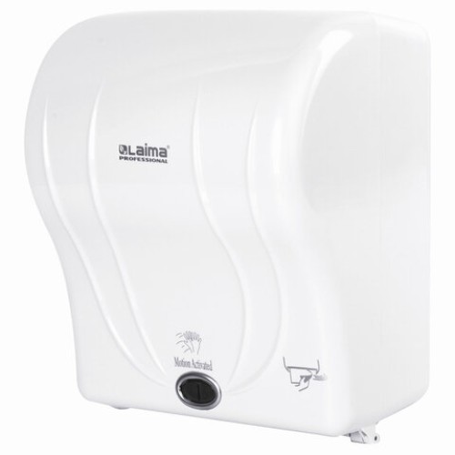 Диспенсер для полотенец в рулонах LAIMA PROFESSIONAL ORIGINAL (Система H1), СЕНСОРНЫЙ, белый, ABS-пластик, 605765 в Екатеринбург — Uralhoz.ru