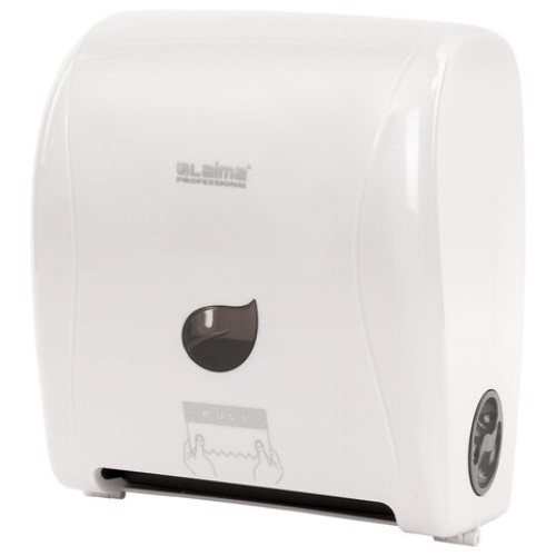 Диспенсер для полотенец в рулонах LAIMA PROFESSIONAL ECO (Система H1), механический, белый, ABS-пластик, 606550 в Екатеринбург — Uralhoz.ru