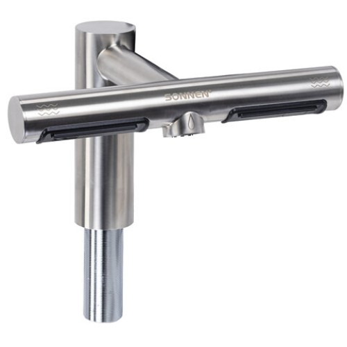 Сушилка для рук, встроенная в смеситель с подачей воды, сенсорная, SONNEN SF1204, 1200 Вт, 95 м/с, IP24, нержавеющая сталь, 607194 в Екатеринбург — Uralhoz.ru