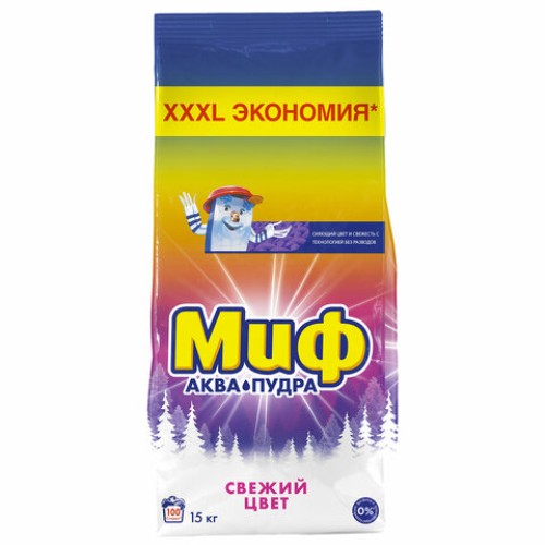 Стиральный порошок-автомат 15 кг, МИФ, 100 стирок, 80769432 в Екатеринбург — Uralhoz.ru
