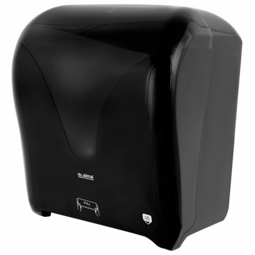 Диспенсер для полотенец в рулонах с автоотрезом листа EXTRA LAIMA PROFESSIONAL, (система H1), черный, ABS-пластик, 609476, 303053 в Екатеринбург — Uralhoz.ru