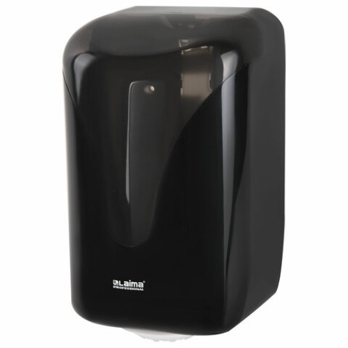 Диспенсер для полотенец с центральной вытяжкой EXTRA LAIMA PROFESSIONAL, (M1/M2), черный, ABS-пластик, 609477, 303213 в Екатеринбург — Uralhoz.ru