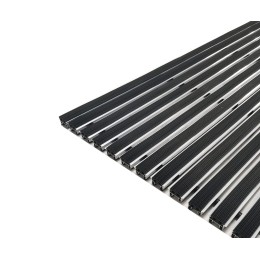 Алюминиевый профиль решётка. Вставка: резина