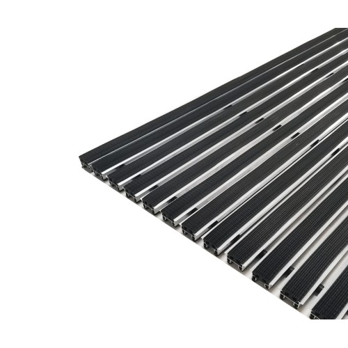 Алюминиевый профиль решётка. Вставка: резина в Екатеринбург — Uralhoz.ru