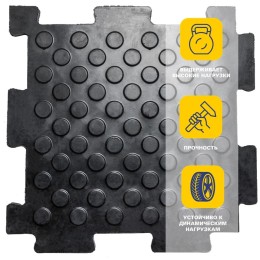 Резиновая плитка «Унидор» м2