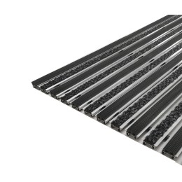 Алюминиевый профиль решётка. Вставка: резина