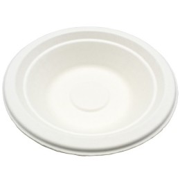 Тарелка суповая биоразлагаемая 480 мл белая (50/1000 шт.) ТГ480