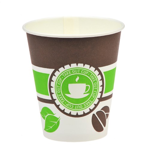 Стакан ГН 300 мл (d-90 мм) бумажный Чай, кофе (50/800 шт.) ViRiDo в Екатеринбург — Uralhoz.ru