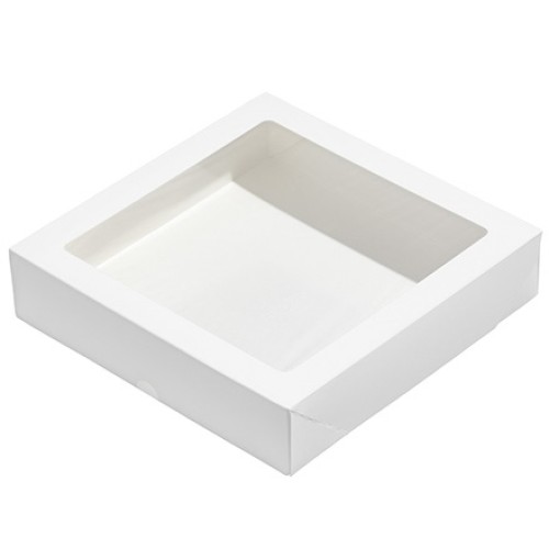 Упаковка на вынос с окном 1500 TABOX PRO БЕЛЫЙ 200х200х40 (25/225 шт.) OSQ в Екатеринбург — Uralhoz.ru