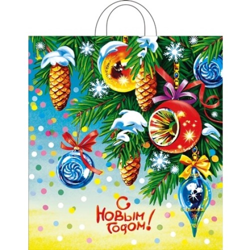 Пакет с петлевой ручкой ПНД 38х42 (40 мкм) Пробил час (25/500 шт.) Интерпак в Екатеринбург — Uralhoz.ru