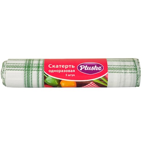 Скатерть в рулоне ПВД 110х180 (25 мкм) Клетка (5 шт.) (1/30 шт.) Plushe 80164 в Екатеринбург — Uralhoz.ru