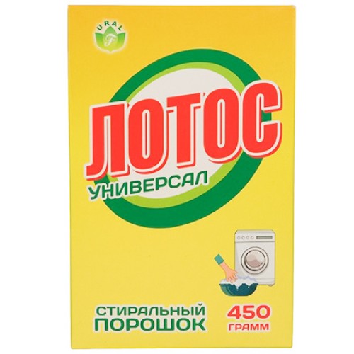 Стиральный порошок 0,45 кг Лотос Универсал (1/24 шт.) в Екатеринбург — Uralhoz.ru