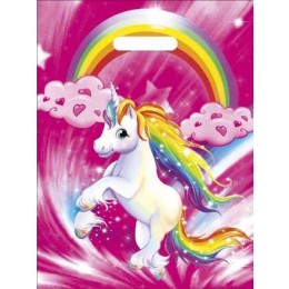 Пакет с прорубной ручкой ПВД 30х40 (35 мкм) Единорог (50/1000 шт.) Интерпак