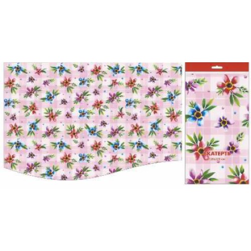 Скатерть ПВД 120х220 (35 мкм) Прованс (1/50 шт.) Интерпак в Екатеринбург — Uralhoz.ru