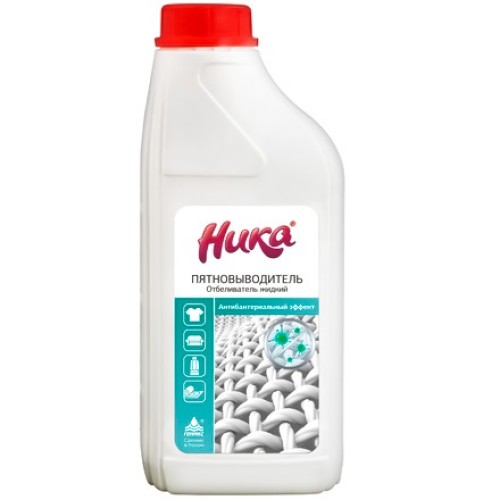 Пятновыводитель 1,0 л Ника для цветных и белых тканей (1/12 шт.) в Екатеринбург — Uralhoz.ru