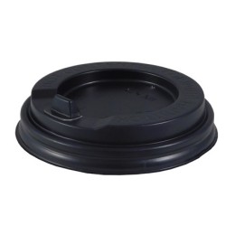Крышка для стакана (d-80 мм) закрытый питейник ЧЕРНАЯ GS-80 (100/1000 шт.)