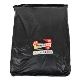 Мешок д/мусора ПВД 240 л (50 шт.) стопа черный МЕШКОFF (1/4 шт.)