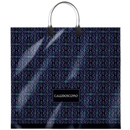 Пакет с пластиковой ручкой ПВД 37х34 (80 мкм) Калейдоскоп (10/100 шт.) Интерпак