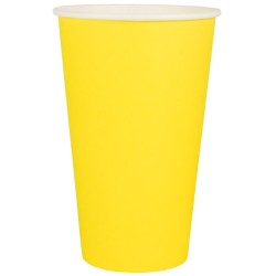 Стакан ГН 400 мл (d-90 мм) бумажный Желтый (50/1000 шт.) ЛигаПак