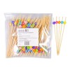 Пики деревянные Драже разноцветное 120 мм (100 шт.) (1/100 шт.) в Екатеринбург — Uralhoz.ru