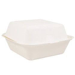 Бургер бокс (сахарный тростник) 155х152х78 мм (50/250 шт.) 411-301
