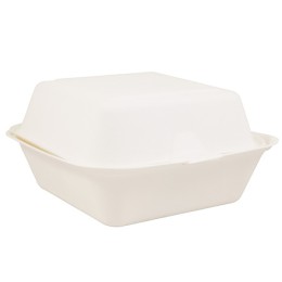 Бургер бокс (сахарный тростник) 155х152х78 мм (50/250 шт.) 411-301