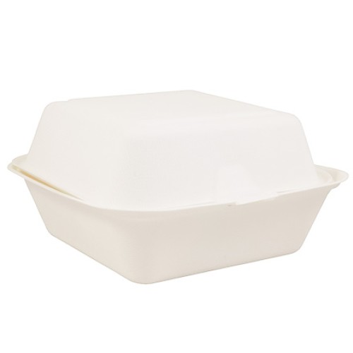 Бургер бокс (сахарный тростник) 155х152х78 мм (50/250 шт.) 411-301 в Екатеринбург — Uralhoz.ru