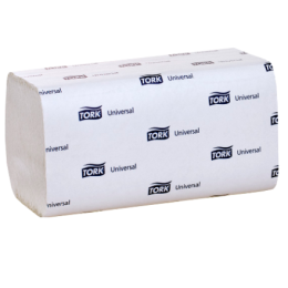 Полотенца бумажные V-сложение 1сл. (250 л.) Tork Universal Singlefold (ZZ) (1/20 шт.) 120108-60